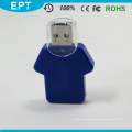 Ropa en forma de L ABS Custom Logo USB Flash Drive para muestra gratis